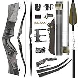 surwolf 60“ Amerikanischer Jagd Recurvebogen 20-55lb Takedown Recurvebogen Jagdbogen...