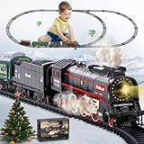 Joellfuner Elektrische Zug Spielzeug, Eisenbahn Kinder Elektrisch, Dampfzug...