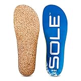 SOLE Performance Kork-Fußbett, dick, breit, verschiedene Größen
