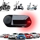 Lambo Autoalarm-Attrappe mit Solarenergie - Gefälschte LED-blinkende...
