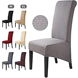 Stuhlhussen 4 Stück Elegante Stuhlbezüge Stretch Stuhlbezug Elastische Spandex...