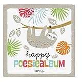 goldbuch 41 580 41580 Poesiealbum HAPPYlife mit Faultier Motiv, Album mit 96...