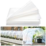 DAZZTIME 3 x 10M Polyethylenfolie Transparent Gewächshausfolie,Extra Dick...