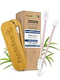 PandaBaw® 2 x Wattestäbchen Wiederverwendbar - [EXTRA WEICH] - Silikon Q-Tips...