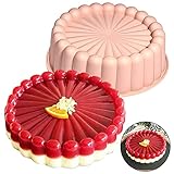 Wpond CableDeconn Silikon-Kuchenform, rund, antihaftbeschichtet, temperaturbeständig,...