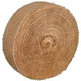 ORANGE DEAL Jute-Streifen Natur-braun 6 cm breit 100 m lang - 215 g/m² zum Anbinden von...