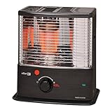 ZIBRO RS 30 - Mechanischer Brennstoffofen, 3000 W, schwarz, von 24 m2 - 44 m2,...