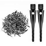CyeeLife Dartspitzen Kunststoff 200 Stück Premium Softdart Spitzen I 2BA Gewinde I...
