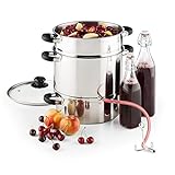 Klarstein Applebee - Elektrischer Dampfentsafter, Edelstahl Fruchtentsafter,...