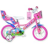 Dino Bikes – 12 Zoll Kinderfahrrad Peppa Wutz Pig – Mädchen Fahrrad mit...