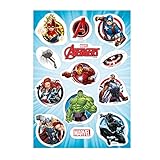 Dekozauber24 Avengers Essbare Muffinaufleger, 13 Stück, Tortendeko Muffin...