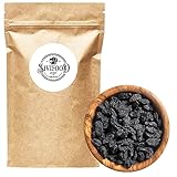 SIVIFOOD schwarze Jumbo Rosinen im 1kg Vorteilspack - große leckere Rosinen in...