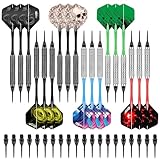 CyeeLife Dartpfeile mit kunststoffspitze,18 Stück Soft Darts Pfeile Set für...
