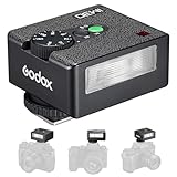 Godox iM30 Mini Kamera Blitz,GN15 mit 7-Stufen Flash Power,CCT 6500K±200K mit...
