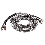 AMONIDA Cinch-Audio-Stereo-Subwoofer-Kabel, 4,8 M...