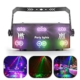 Stroboskop Discolicht Partylicht, DMX Effektstrahler LED RGB Licht DJ Projektor...