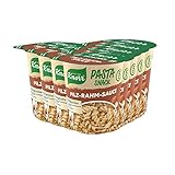 Knorr Pasta Snack Pilz & Rahm leckere Instant Nudeln fertig in nur 5 Minuten 8 x 63 g
