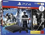 PlayStation 4 - Hits Bundle (1TB, schwarz, slim) inkl. Uncharted 4, The Last of Us,...