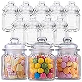 Murago - 12er Set Vorratsglas ca. 300ml / ca. 13cm luftdicht Gewürz Glas...