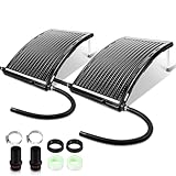 Herrselsam Poolheizung Solar 2 Sets Solarheizung Pool 110 x 65 x 15 cm...