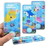 LG-Imports 3X Geduldsspiel Wasser Fische Meerestiere Ringe Kinder Wasserflipper Bunt 16cm...