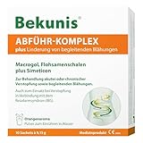 Bekunis Abführ-Komplex plus | Macrogol + Flohsamenschalen + Simeticon | Bei Verstopfung...