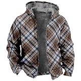 tsaChick Herren Mantel Lang Männer Langarm Coat Winterjacke Herren Baggy Mit Kapuze...
