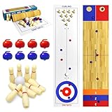 4 in 1 Tabletop Brettspiel Set, Shuffleboard Tabelletop Spiele,Shuffleboard...