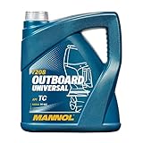 4L MANNOL Outboard Universal Motoröl 2-Takt Außenbordmotor