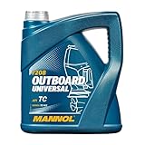 4L MANNOL Outboard Universal Motoröl 2-Takt Außenbordmotor