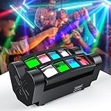 UKing Spider Moving Head Partylicht mit led beam Lichter RGBW 8X10W by dmx512...