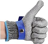 Stahldraht-Handschuhe, schnittfeste Handschuhe, Edelstahldraht-Sicherheitshandschuhe,...