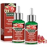 Bio Straffendes Gesichtsöl, Granatapfelkernöl Serum Gesicht Anti Aging, Granatapfel...