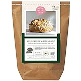 Knuspriges Weizenbrot Bio Backmischung - Brotbackmischung rustikales Brot backen - Bake...