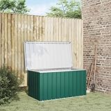 Frdhee Kiste Mit Deckel Auflagenbox, Garten-Aufbewahrungsbox Grün 129 x 67 x 65 cm für...