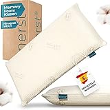 KNERST® Orthopädisches Nackenstützkissen für Rückenschläfer | Kopfkissen 40x80 Made...