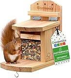 Gardemics Eichhörnchen Futterhaus wetterfest - Stabiles Eichhörnchen Haus aus...