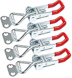 ZKSMNB Spannverschluss GH-4001 Bordwandverschluss, 4 Stück Kistenverschluss, Hebel...