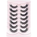 OCHILIMA Wimpern Russian Strip Lashes Natural Look Eye Lashes False Lashes Wispy...