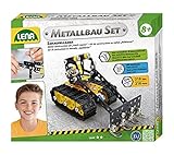 Lena 42674 - Metallbau Set Schaufellader mit 216 Teilen, Metall Bausatz...