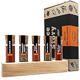 Grillgewürze Set Geschenkset für Männer BBQ Geschenkbox I 5 Gewürzmischungen...