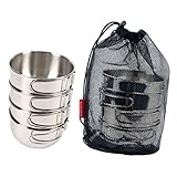 BESPORTBLE 2 Sätze Picknick-Kombination geschirr edelstahlschüsseln stainless steel bowl...