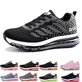 frysen Herren Damen Sportschuhe Laufschuhe mit Luftpolster Turnschuhe Profilsohle Sneakers...