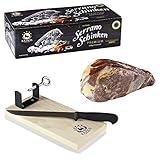 RAMOS Premium Serrano-Schinken | 1kg im Geschenkkarton | Schinkenbrett und -messer gratis...