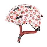 ABUS Kinderhelm Smiley 3.0 LED - Fahrradhelm mit Licht - tiefe Passform & Platz für einen...