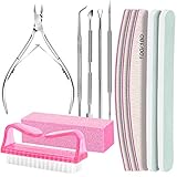 FANDAMEI Maniküre Set, Buffer Für Nägel, Nagelfeile 100/180, Nagelfeilen Für...