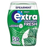 Extra Professional Kaugummi Zuckerfrei, Fresh Speartmint, 50 Dragees, Xylitol Kaugummi...