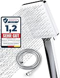 Newentor Duschkopf mit Schlauch, Duschbrause mit Schlauch 1,5M, Duschschlauch mit...