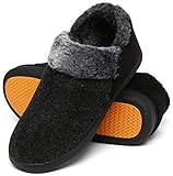 Mishansha Hausschuhe Herren Winter Warme Memory Foam Pantoffeln rutschfeste...