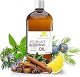 100% Natürlich Anti Cellulite-Öl 500 ml Massageöl, Cellulite Massagegerät....